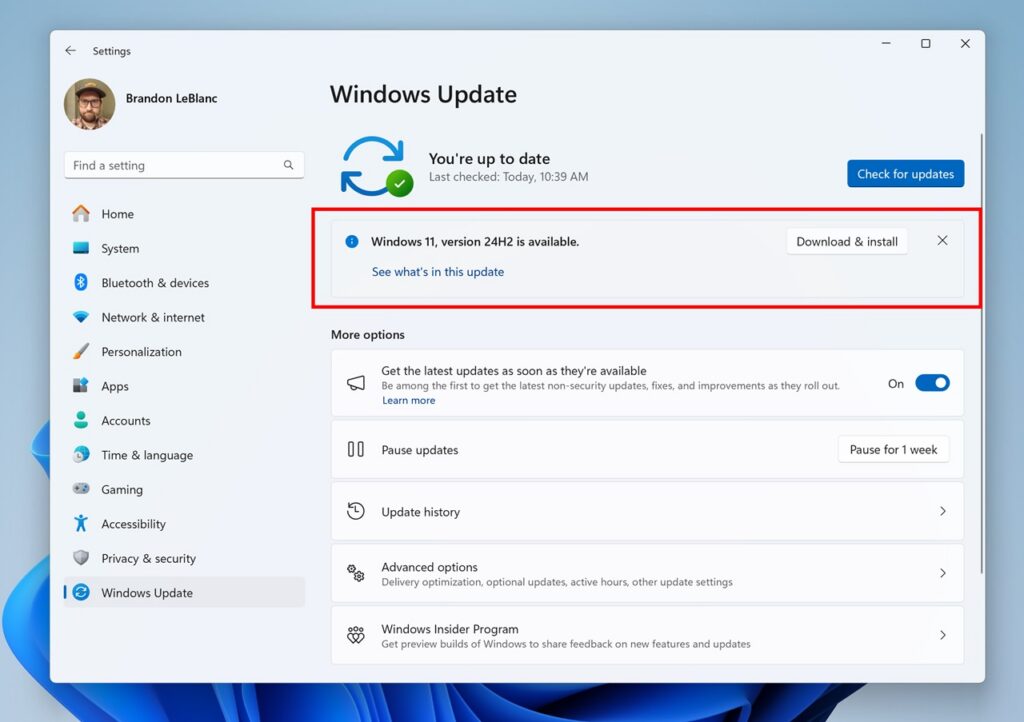 Windows 11 24H2 ISO Updates