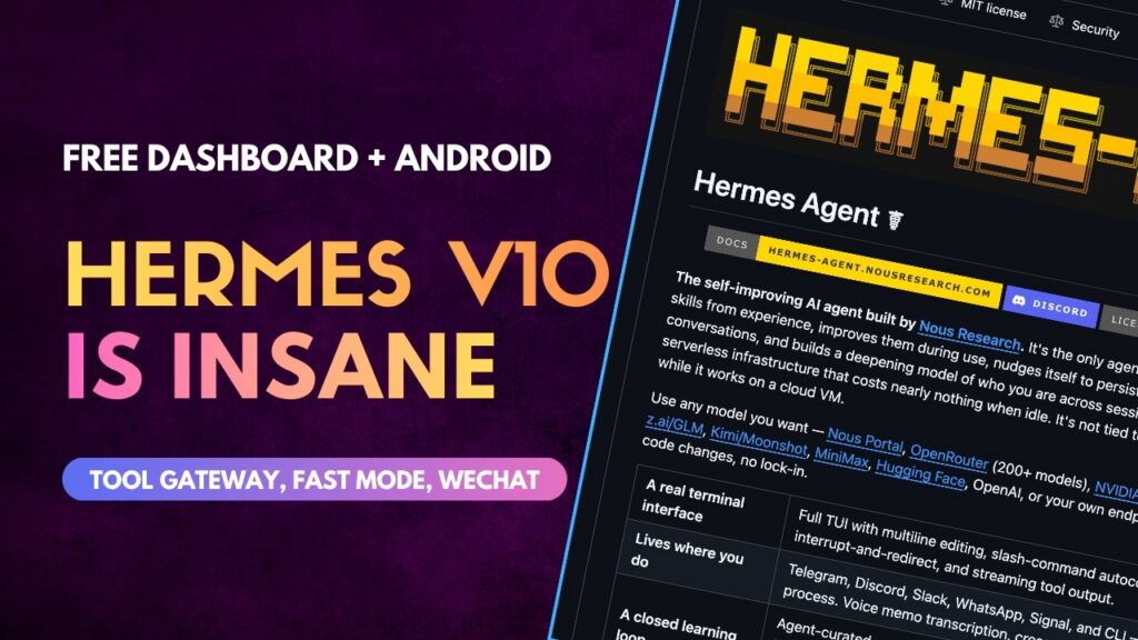 Hermes Agent V0.10: এখন অ্যানড্রয়েড সাপোর্ট এবং লোকাল ড্যাশবোর্ড নিয়ে আরও শক্তিশালী!