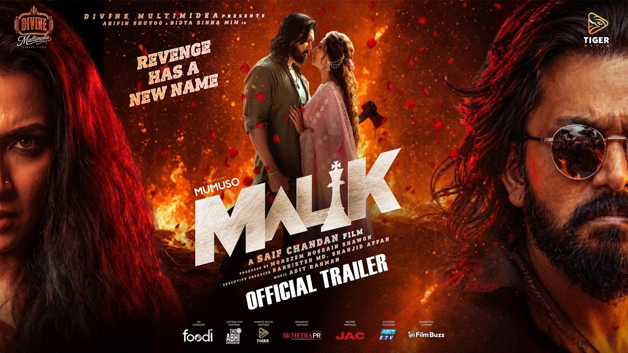 MALIK Trailer Drops: Arifin Shuvoo and Bidya Sinha Mim Promise a Bangla‑Tamil Blockbuster for Eid 2026