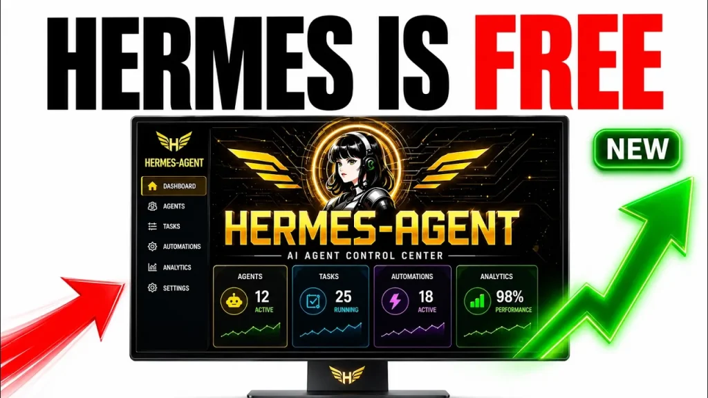 Run Hermes Agent FREE With Tencent HunYuan HY3! 295B MoE 256K Context — Julian Goldie