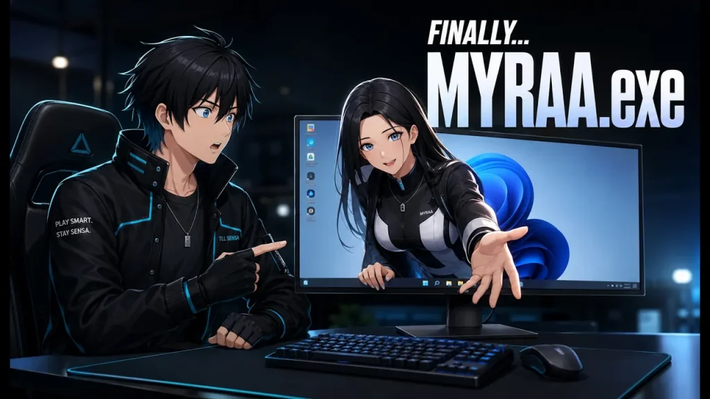 MYRAA AI: I Built My Own JARVIS! Free Windows Desktop AI Assistant — Safety Checked ✅