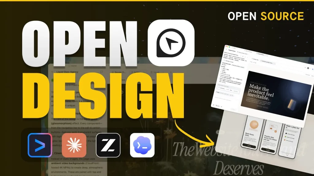 Open Design: Free Open-Source Claude Design Alternative — AI Website Builder
